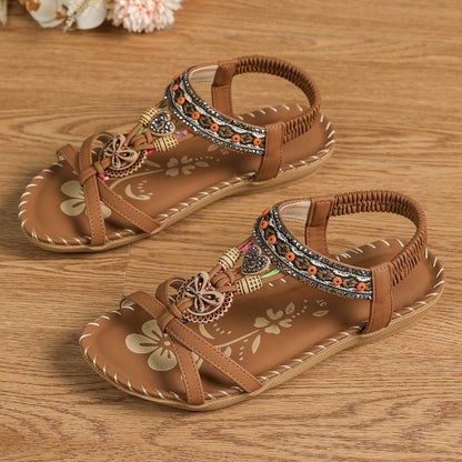 Isla™ | Ibiza-Inspired Embellished Sandals for Comfort & Elegance