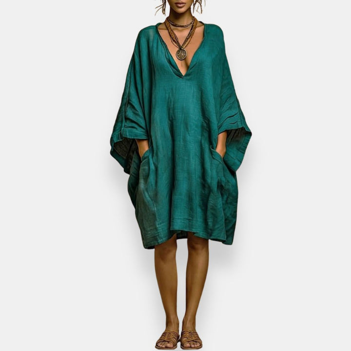 Amara Relaxed V-Neck Dress