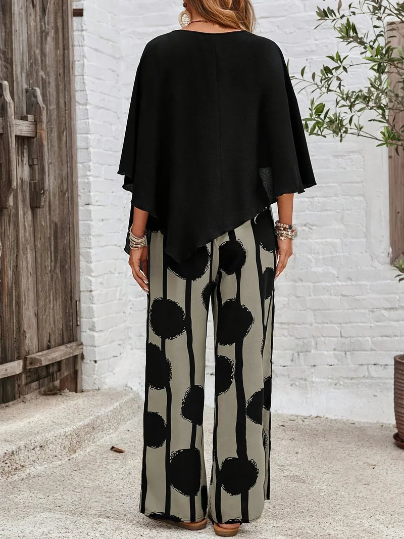Marielle -  Comfortable Elastic Waist Two-Piece Set