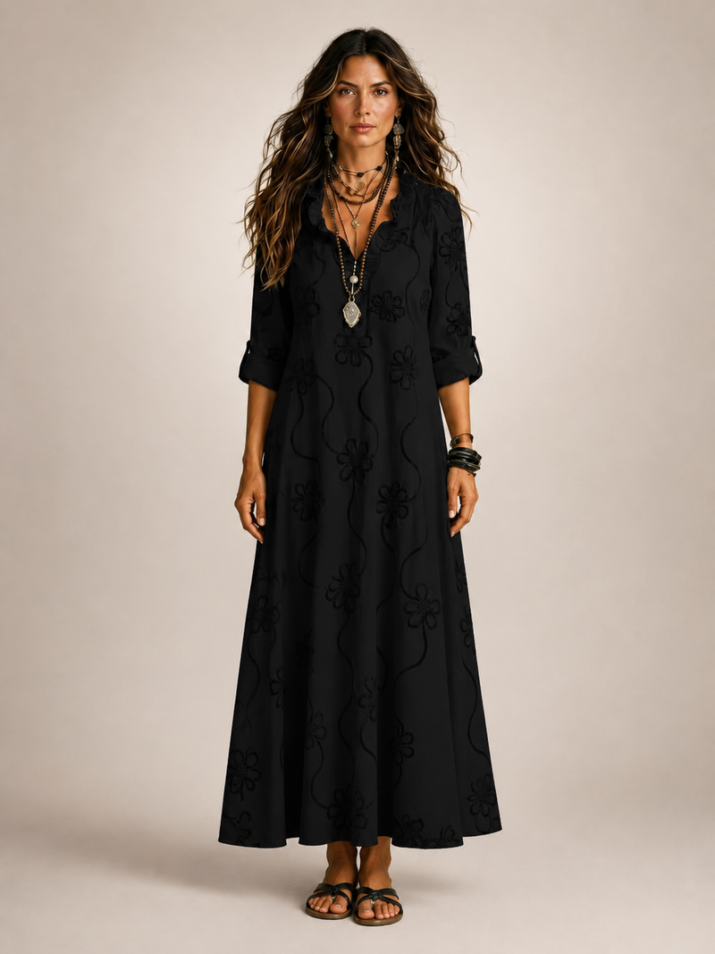 Livia | Tummy-Concealing Floral Summer Dress