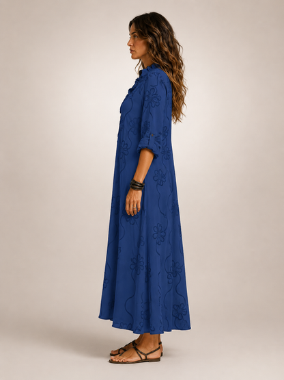 Livia | Tummy-Concealing Floral Summer Dress