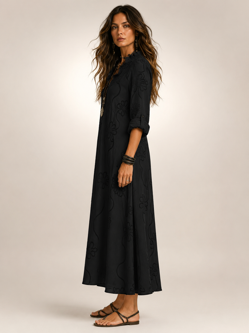 Livia | Tummy-Concealing Floral Summer Dress