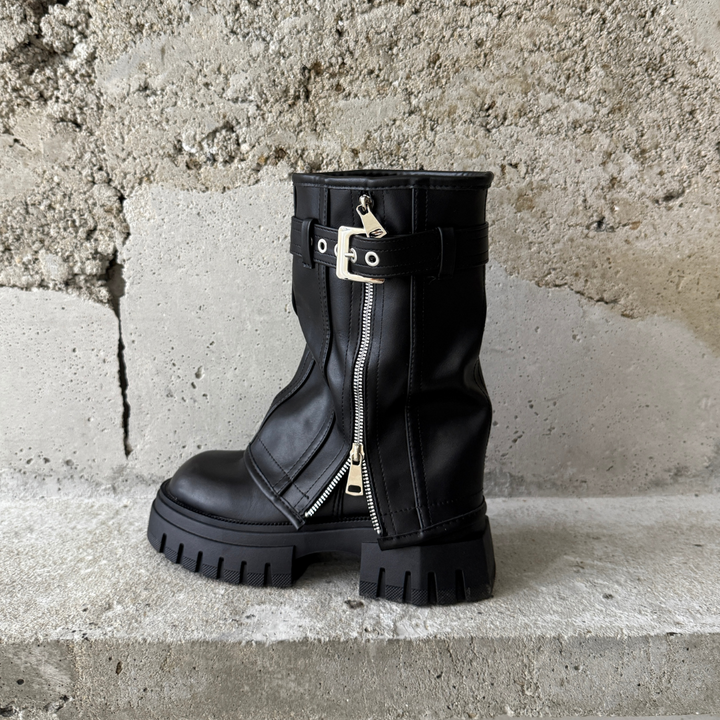 Blaze Fold Over Chunky Boots