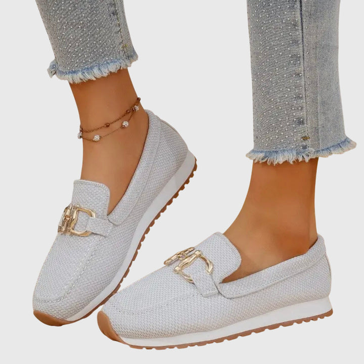 Elina Textured Loafer Sneakers