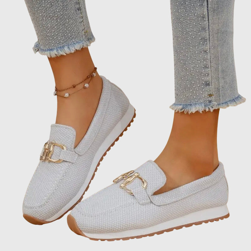 Elina Textured Loafer Sneakers