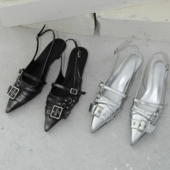 Aurelia Kitten Heel Slingback