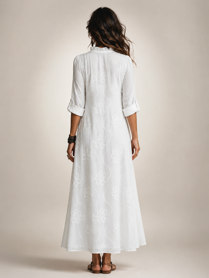 Livia | Tummy-Concealing Floral Summer Dress