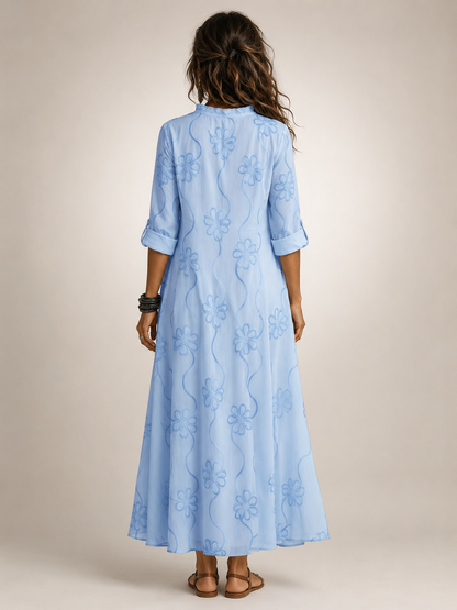 Livia | Tummy-Concealing Floral Summer Dress