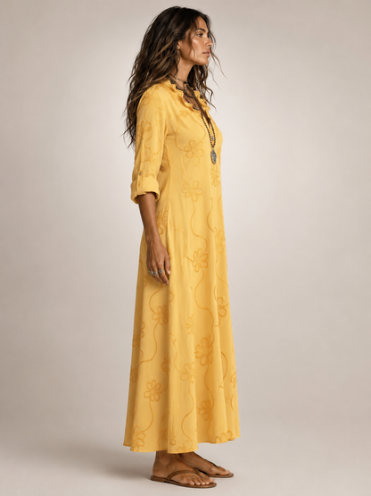 Livia | Tummy-Concealing Floral Summer Dress