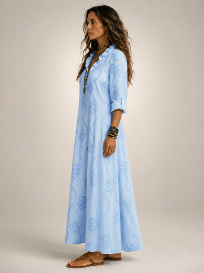 Livia | Tummy-Concealing Floral Summer Dress