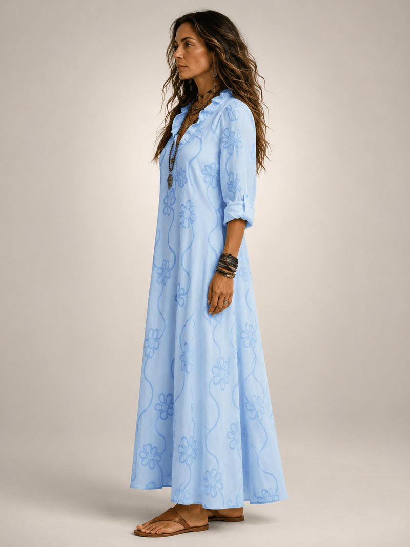 Livia | Tummy-Concealing Floral Summer Dress