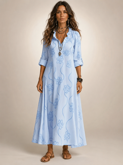 Livia | Tummy-Concealing Floral Summer Dress