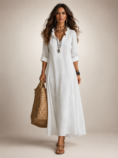 Livia | Tummy-Concealing Floral Summer Dress