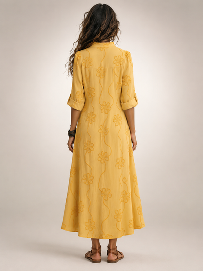 Livia | Tummy-Concealing Floral Summer Dress