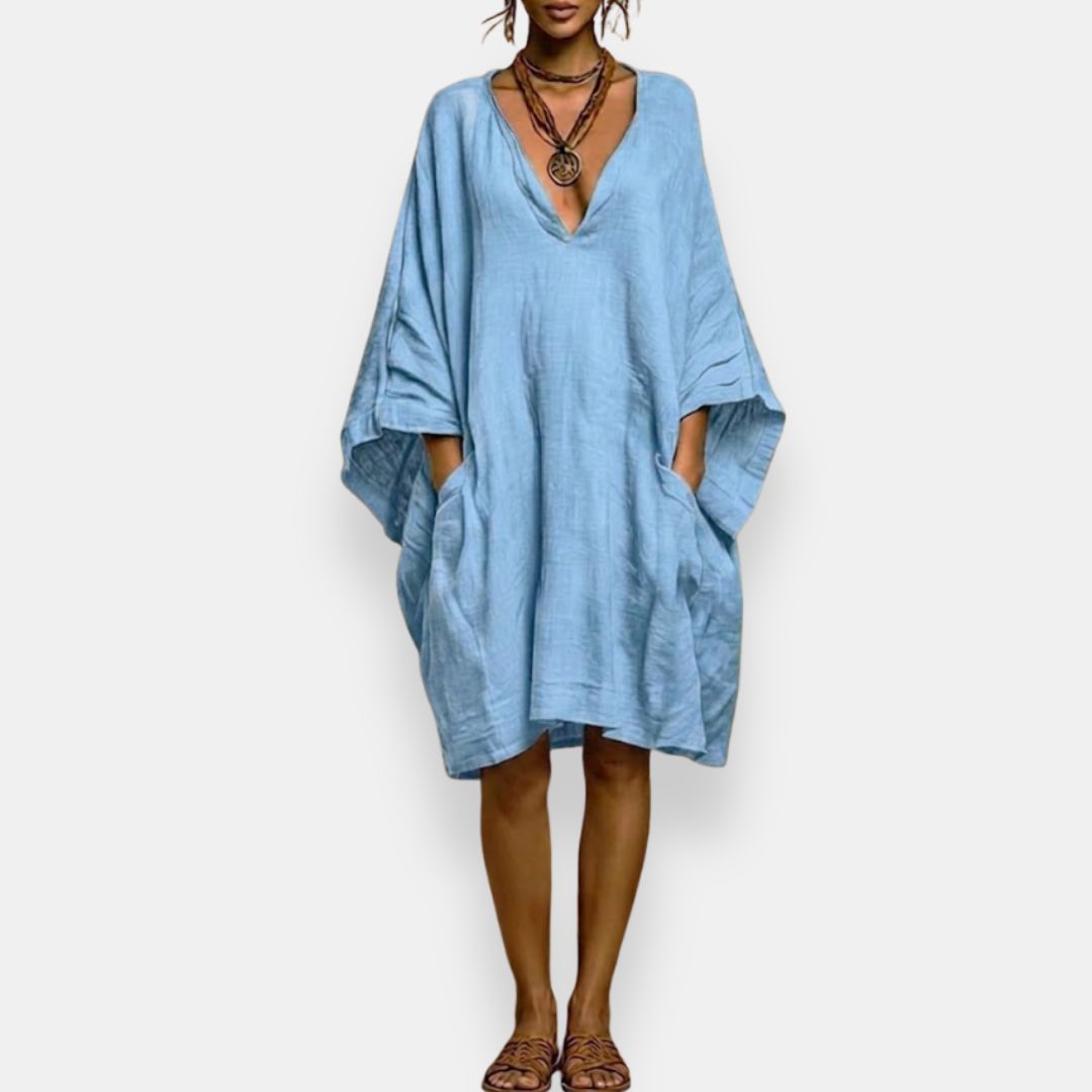 Amara Relaxed V-Neck Dress