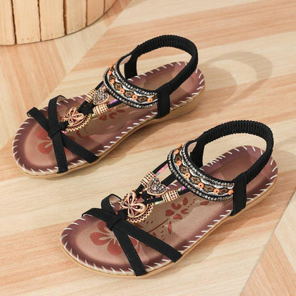 Isla™ | Ibiza-Inspired Embellished Sandals for Comfort & Elegance