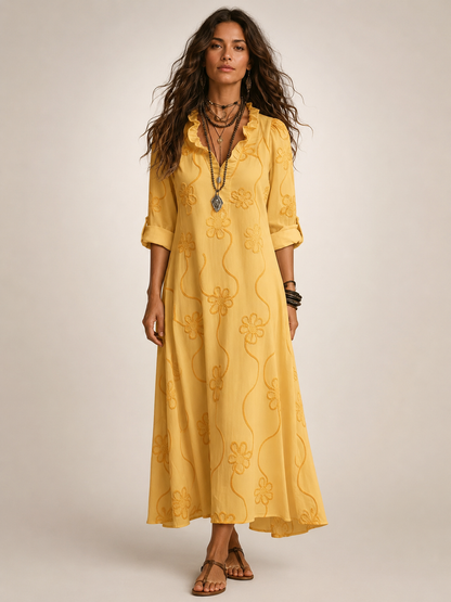Livia | Tummy-Concealing Floral Summer Dress
