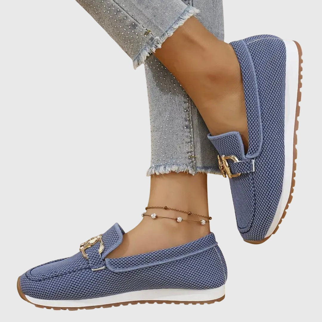 Elina Textured Loafer Sneakers