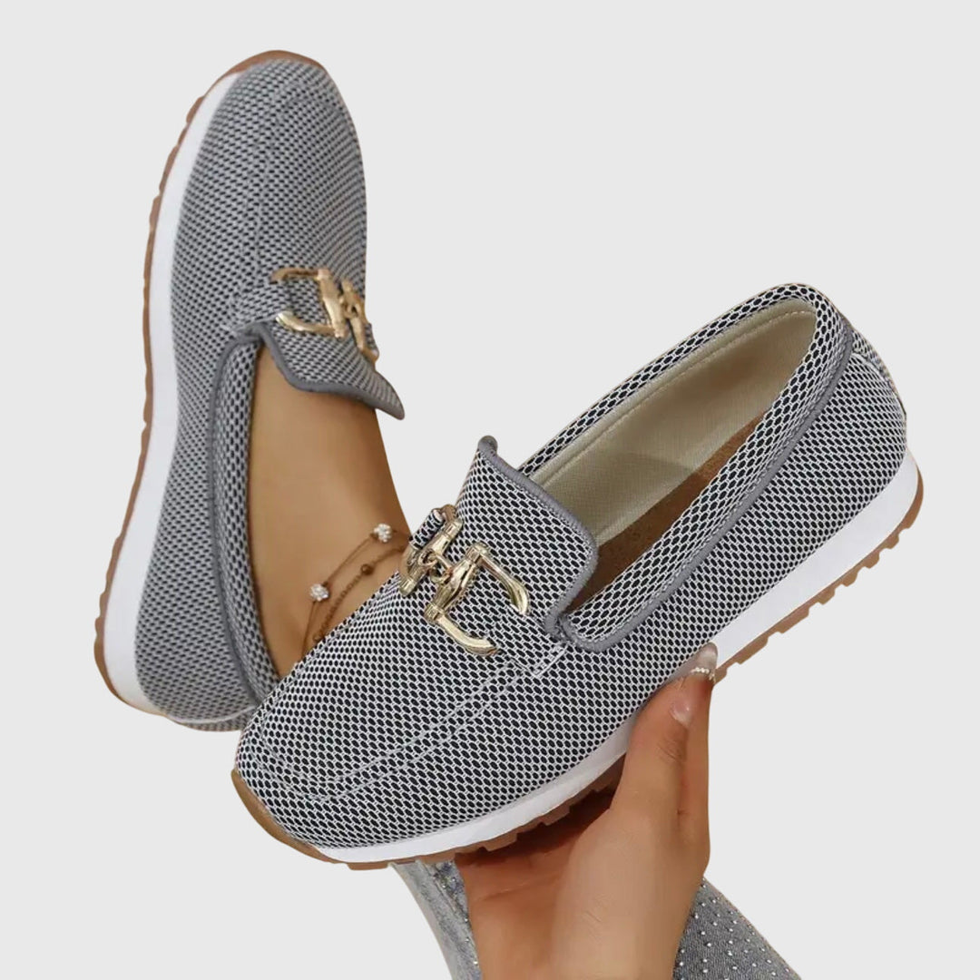 Elina Textured Loafer Sneakers