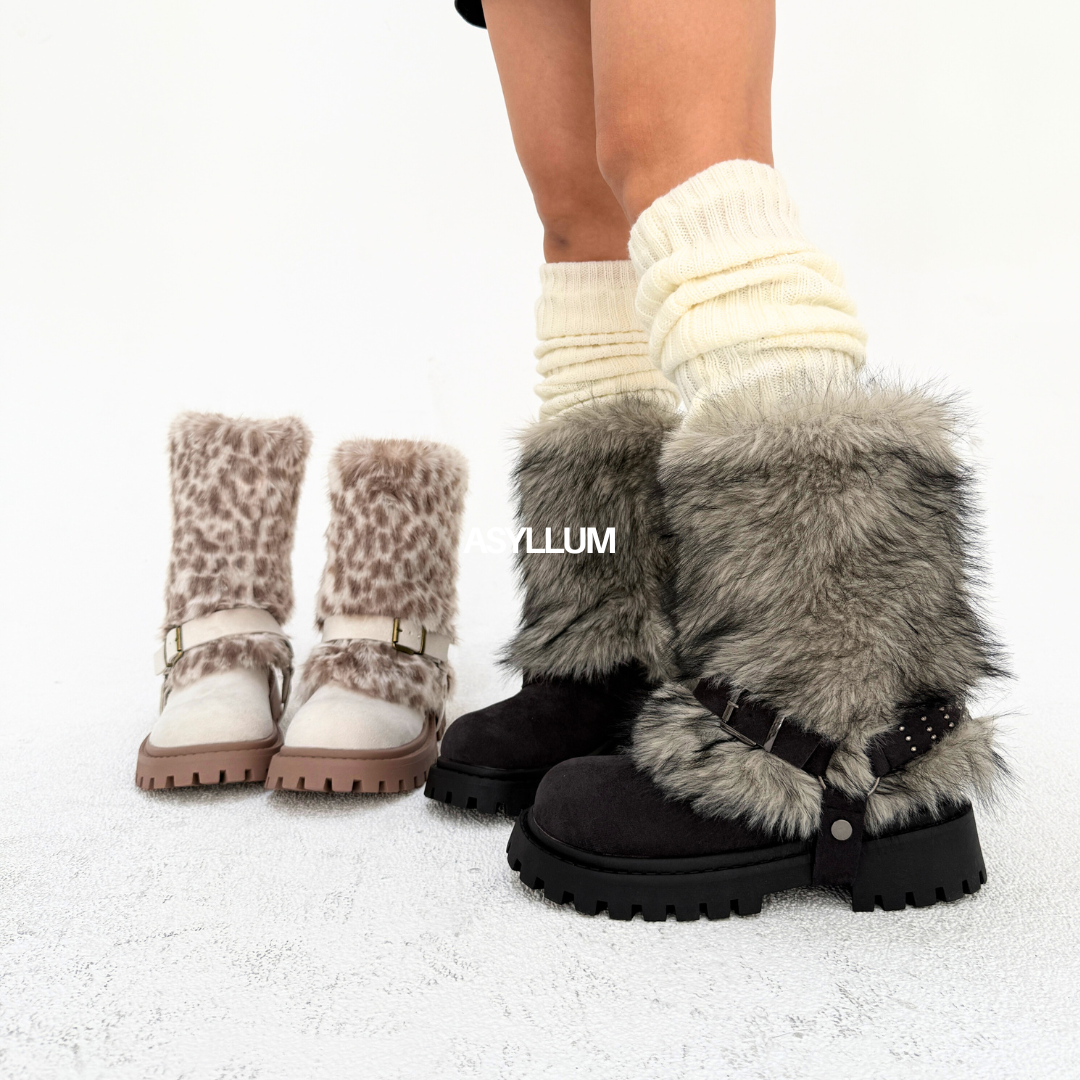 Aria 2-Way Fur Cuff Boots