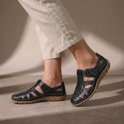 Emma | Adjustable Strap Closed Toe Sandals