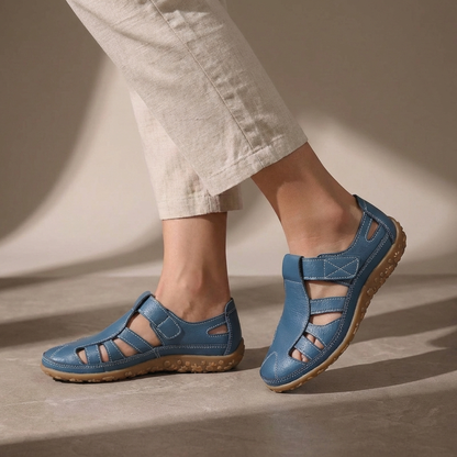 Emma | Adjustable Strap Closed Toe Sandals