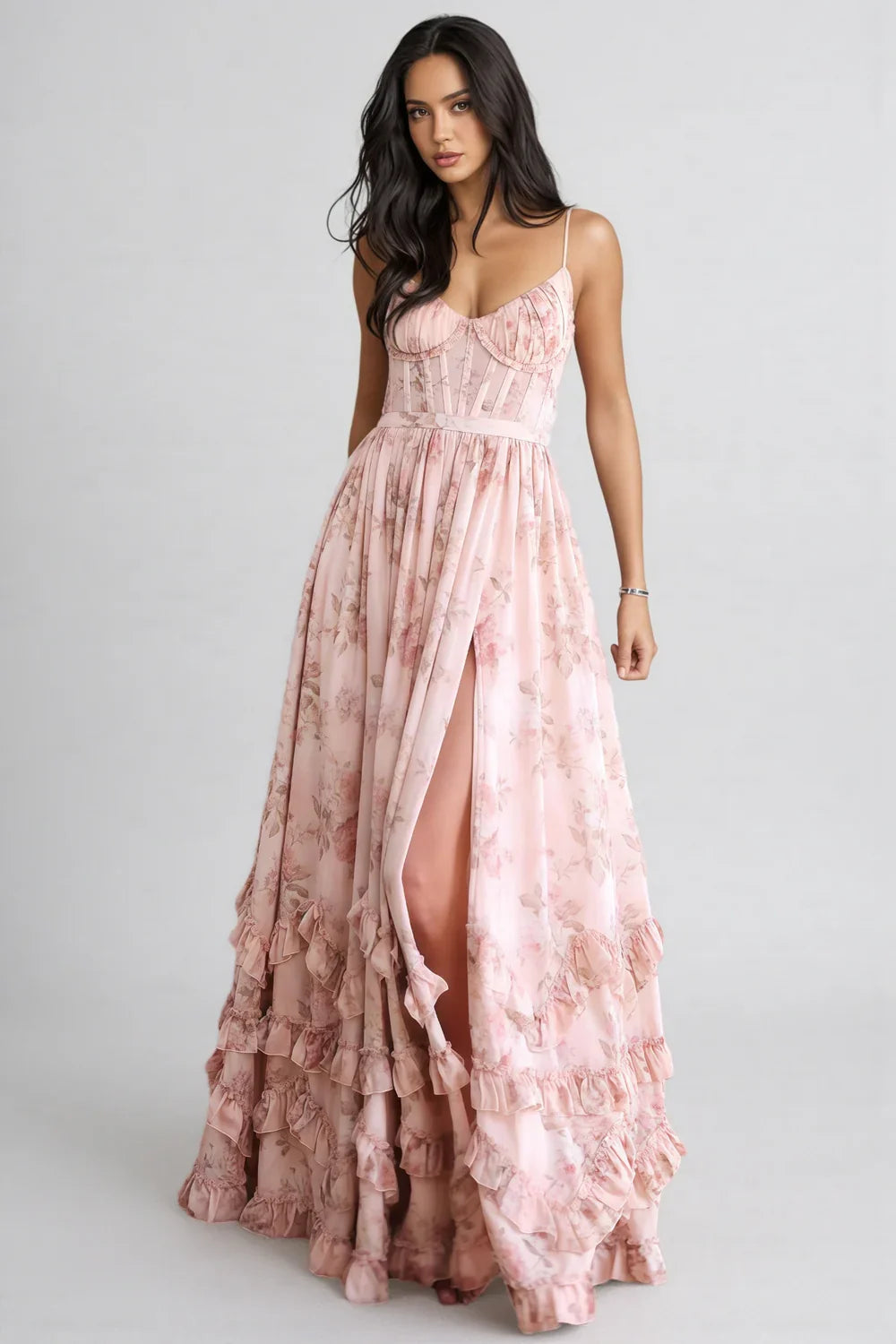 Elara Floral Maxi Dress