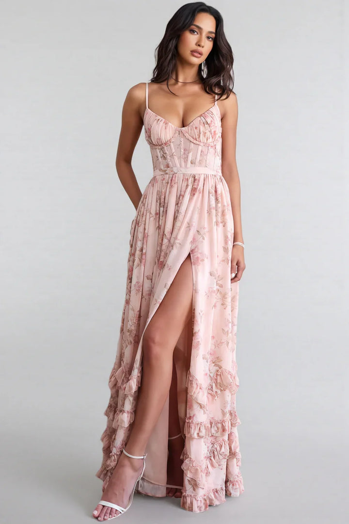 Elara Floral Maxi Dress