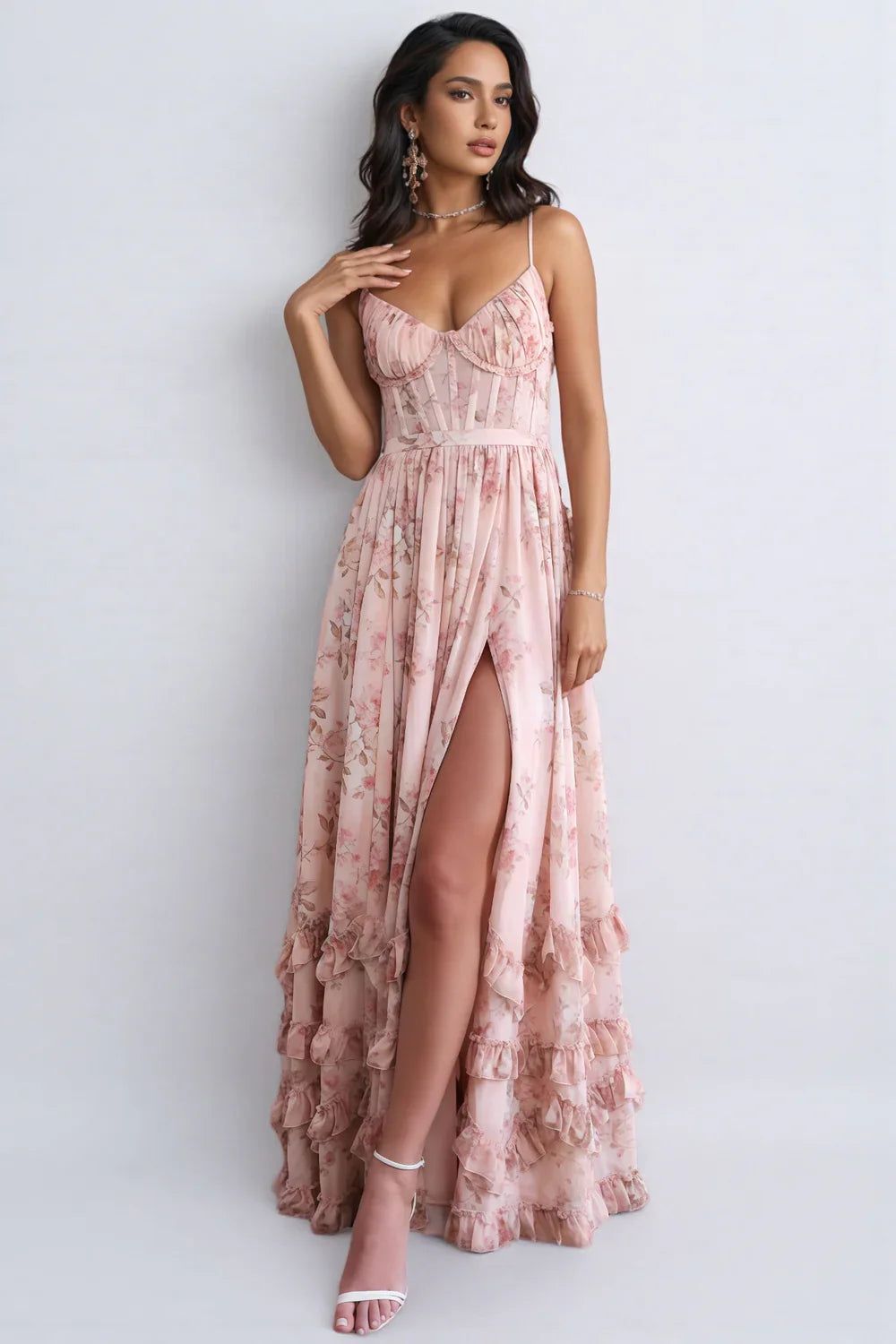Elara Floral Maxi Dress