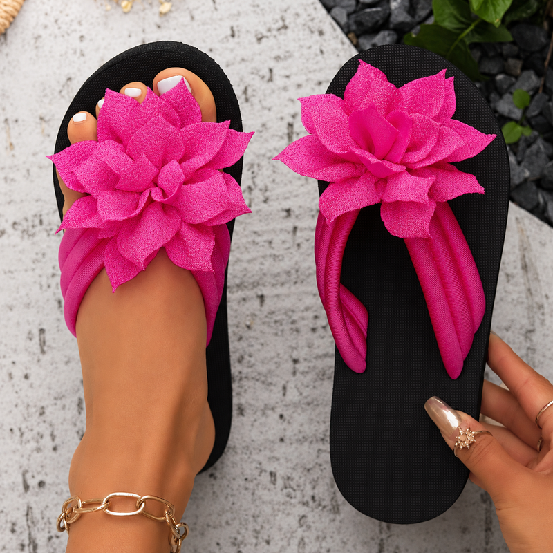 Lillian™ | Floral Slip-On Summer Sandals
