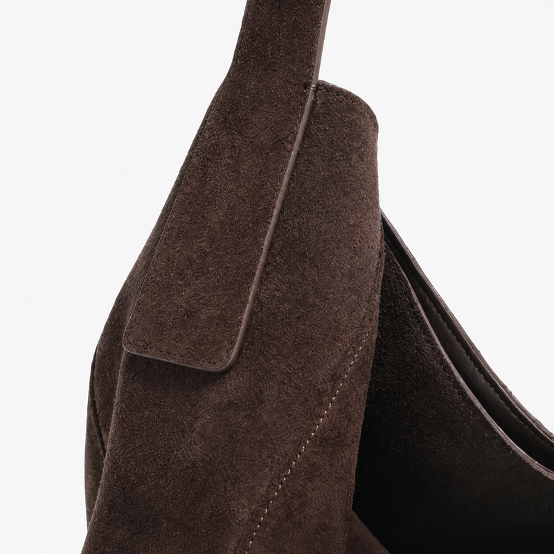 Aveline | Genuine Suede Hobo Shoulder Bag