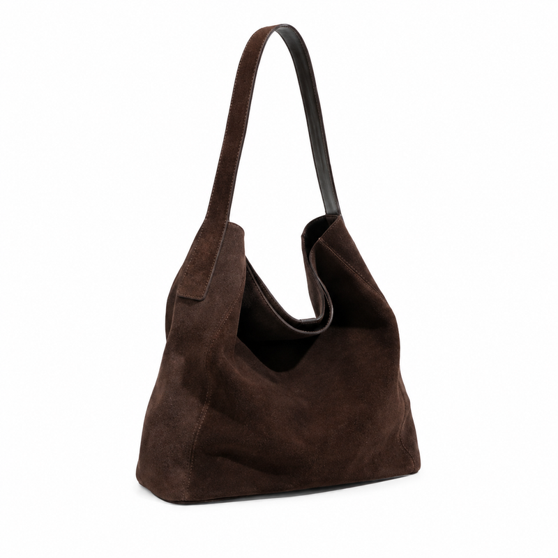 Aveline | Genuine Suede Hobo Shoulder Bag