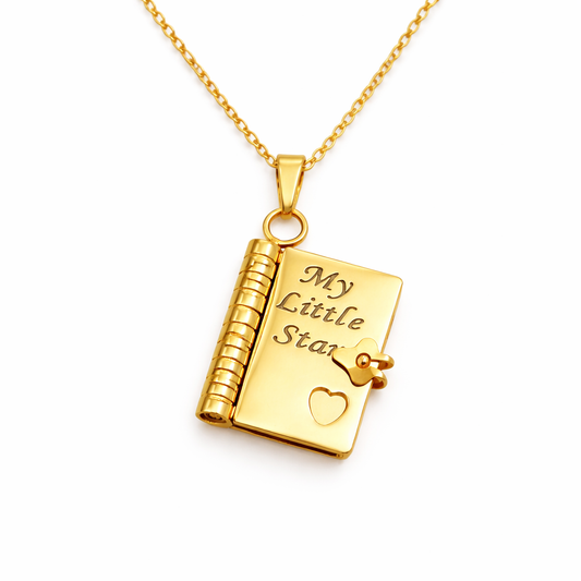 Star Book Pendant Necklace