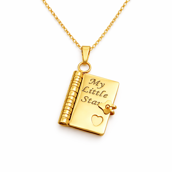Star Book Pendant Necklace