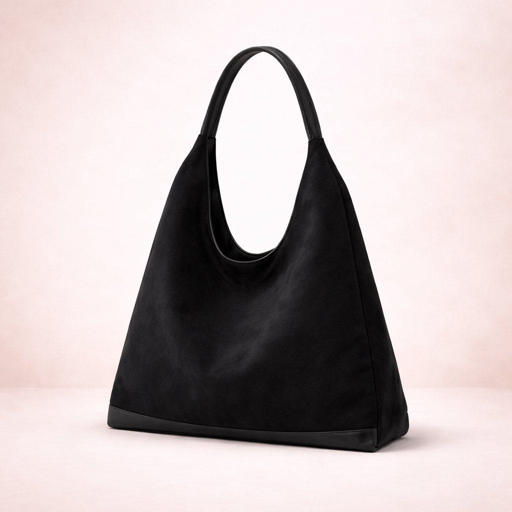 Luxe Woven Slouchy Shoulder Bag