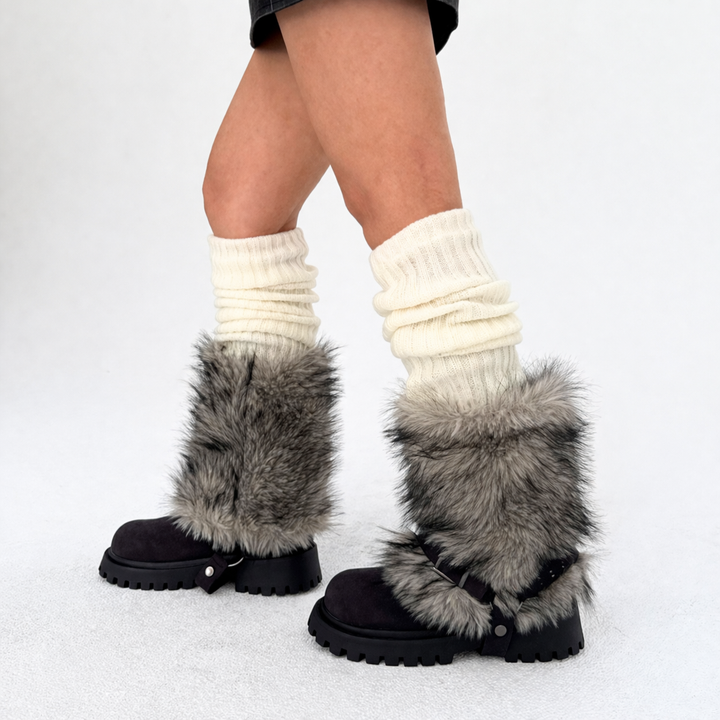Aria 2-Way Fur Cuff Boots