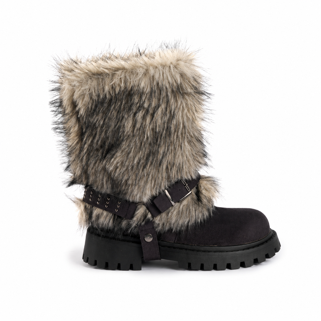 Aria 2-Way Fur Cuff Boots