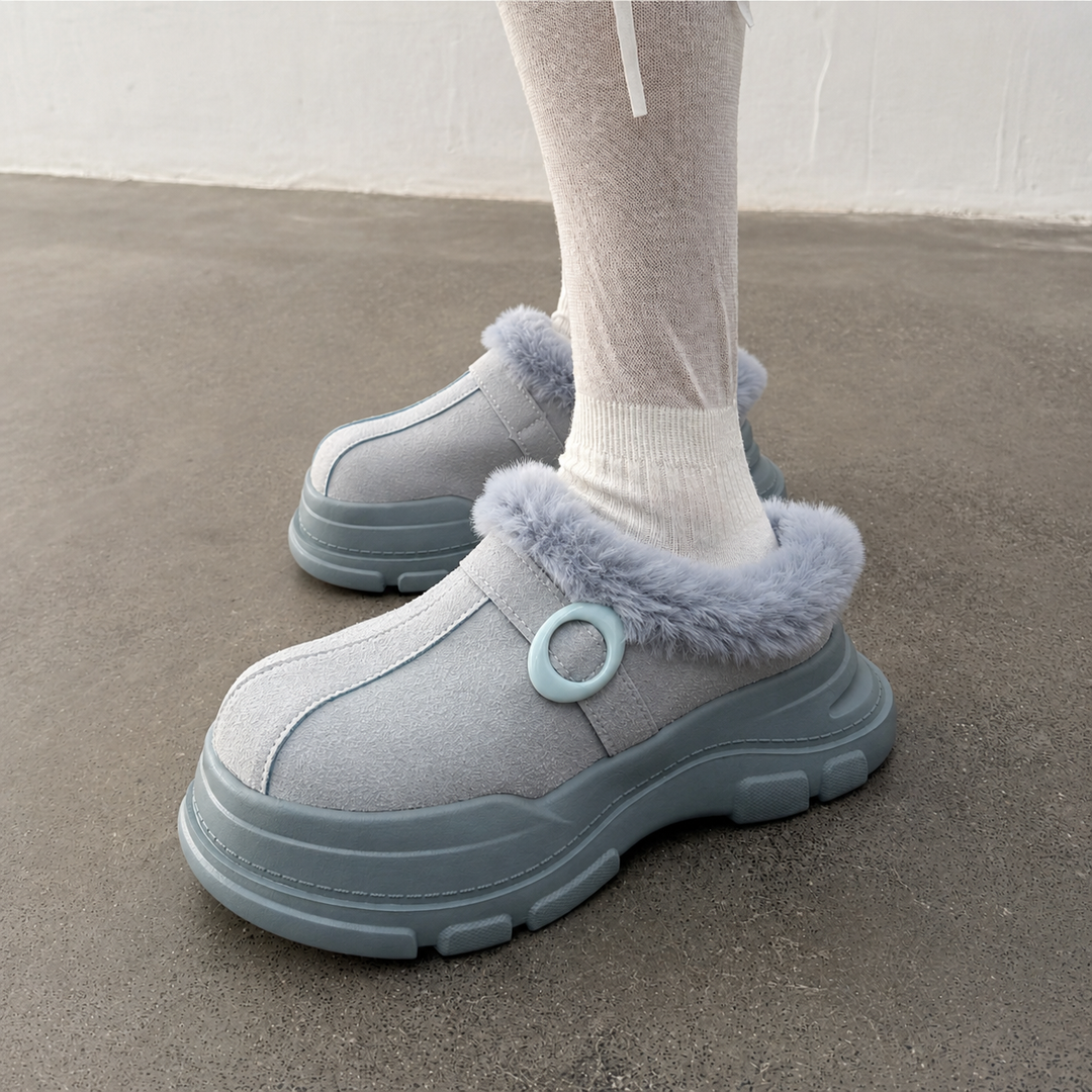 Skyla Furry Mule