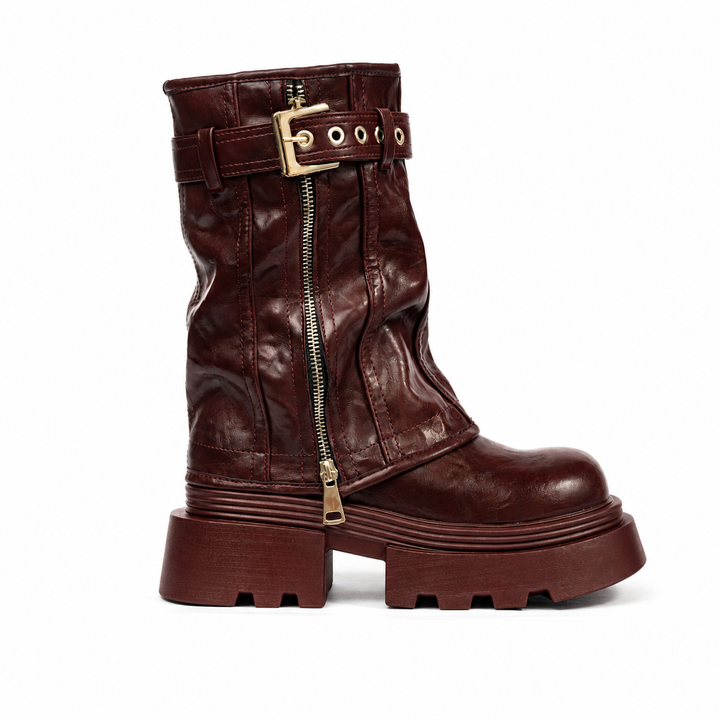 Ruby Fold Over Platform Boots