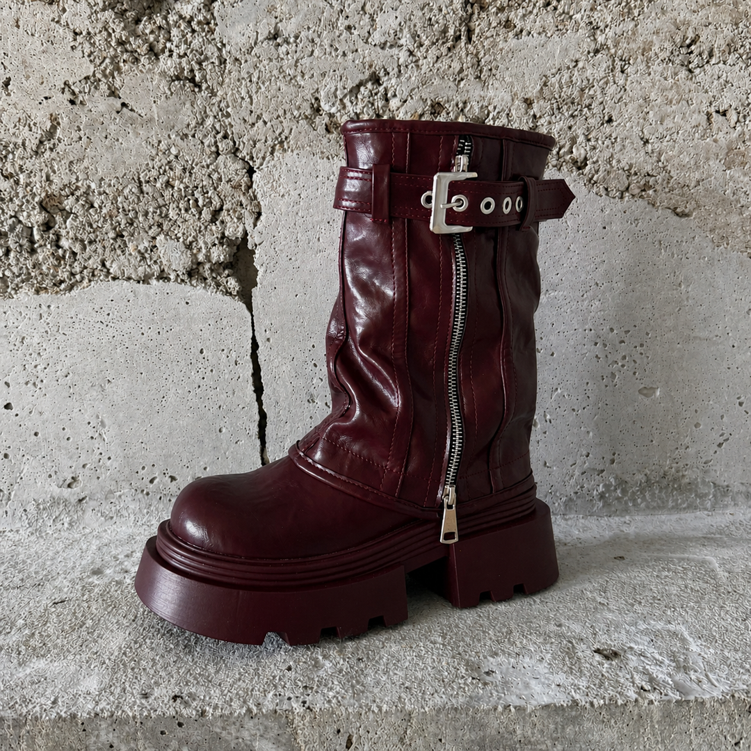 Ruby Fold Over Platform Boots