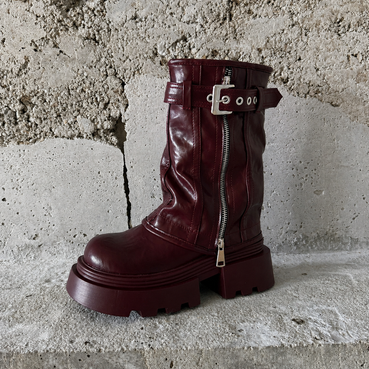Ruby Fold Over Platform Boots