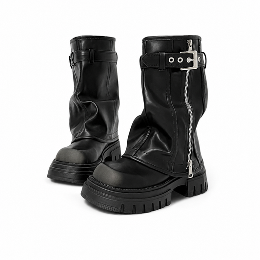 Blaze Fold Over Chunky Boots