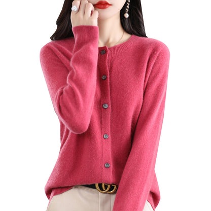 Womens Lambswool Cardigan
