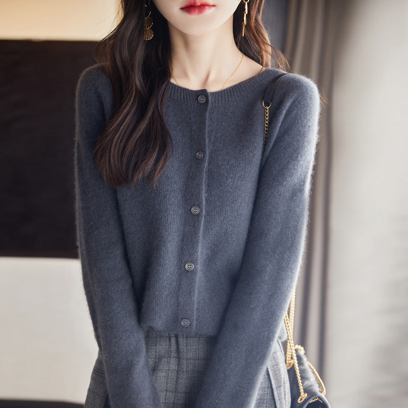 Womens Lambswool Cardigan