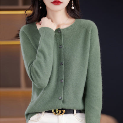Womens Lambswool Cardigan