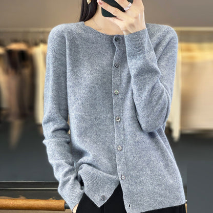 Womens Lambswool Cardigan