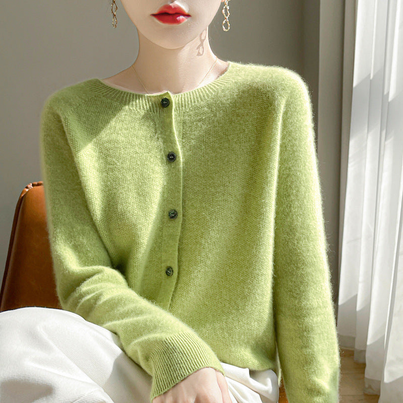 Womens Lambswool Cardigan