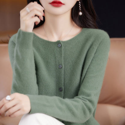 Womens Lambswool Cardigan