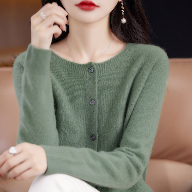 Womens Lambswool Cardigan