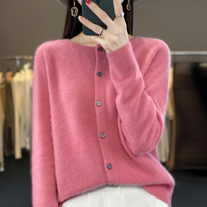 Womens Lambswool Cardigan